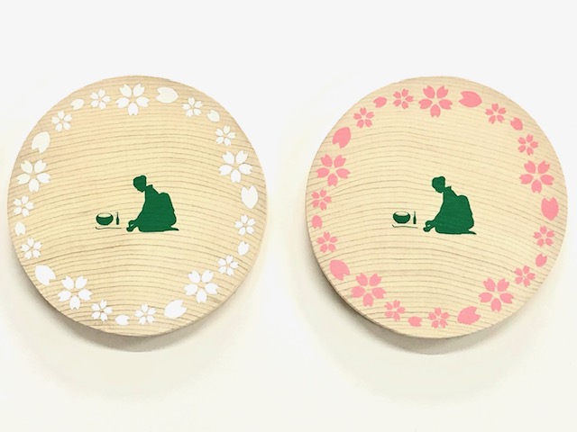 天然木青森ひばコースター (Natural Wooden Aomori Hiba Coaster)